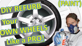 GET AWESOME DIY ALLOY WHEEL REFURBISHMENT RESULTS PART 2  Refurbish / Repair Kerb Rash Full Restore