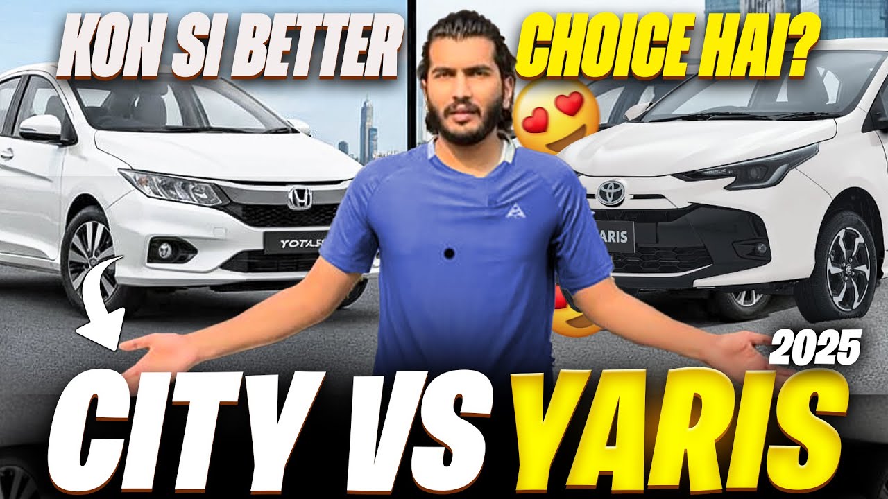 Honda City 1.2 2025 vs Toyota Yaris 1.3 2025 – Full Comparison!