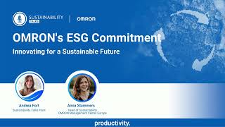 OMRON Sustainability Talks Series: OMRON’s ESG Commitments