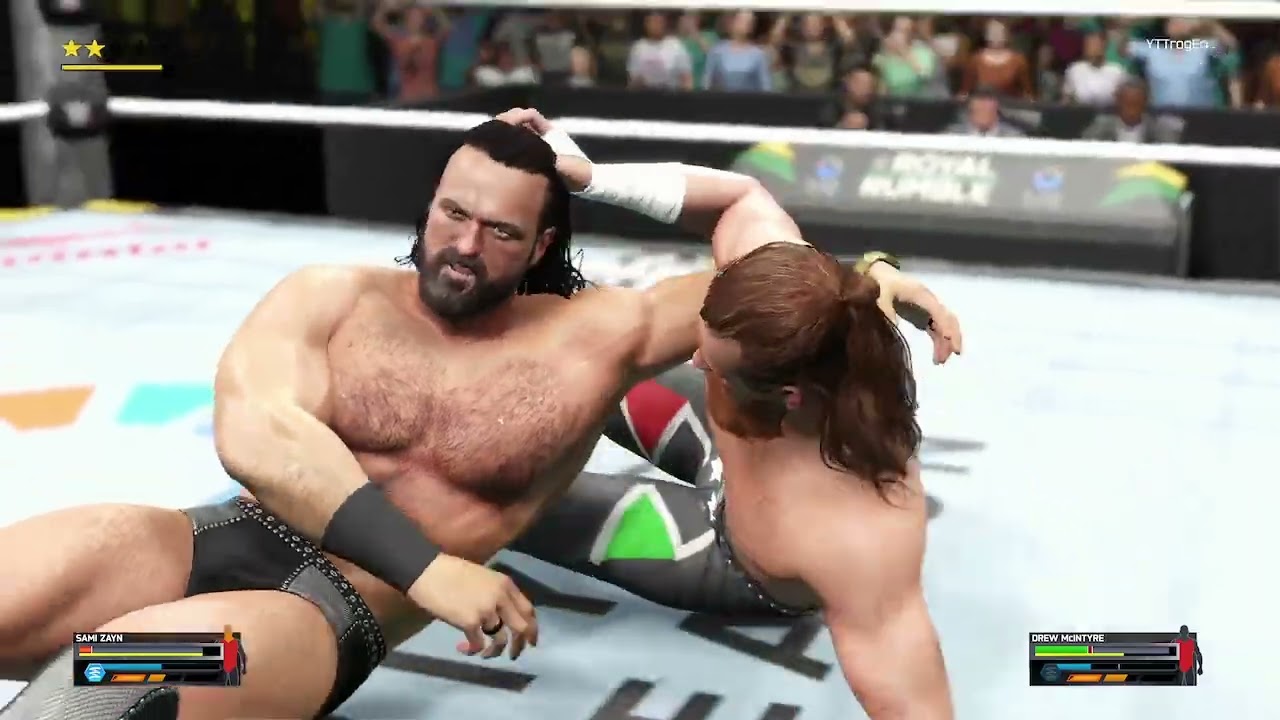 WWE Royal Rumble 2026 Undisputed WWE Championship Drew McIntyre vs. Sami Zayn Predictions WWE 2K25