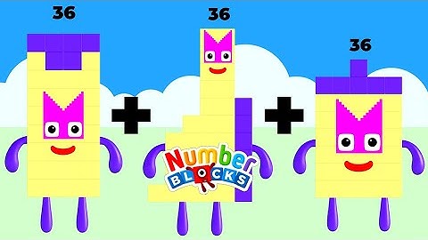 Numberblocks & Numberjacks Multiple Addition Random Digits Learn to Count