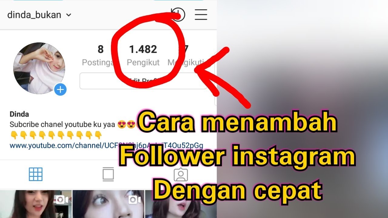 CARA MENAMBAH FOLLOWER INSTAGRAM DENGAN CEPAT TANPA APLIKASI YouTube