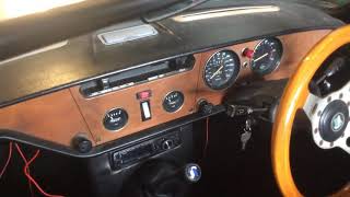 Triumph Spitfire 1500 first start for 3 months due to a bad back😀