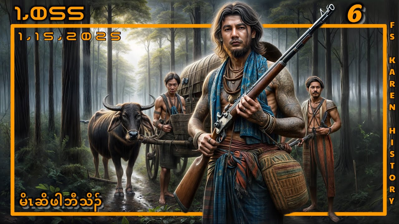 🔴 No. 1,055 Karen Hunter Pah Tiger ( မိၤဆိဖါဘီသိၣ် )Part - 6 🔴 1 ,15 ,2025  