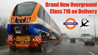 BRAND NEW London Overground Class 710 on Delivery | 2 Coaches | 03/02/18
