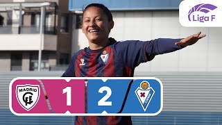 Resumen del Madrid CFF vs SD EIBAR | Jornada 19 | Liga F