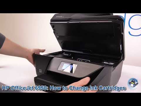 HP Officejet 6950: How to Change/Replace Ink Cartridges