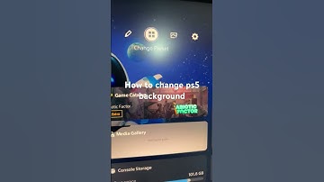 How to change ps5 background