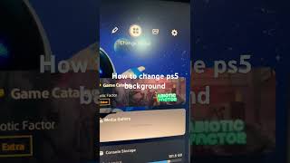 How To Change Ps5 Background