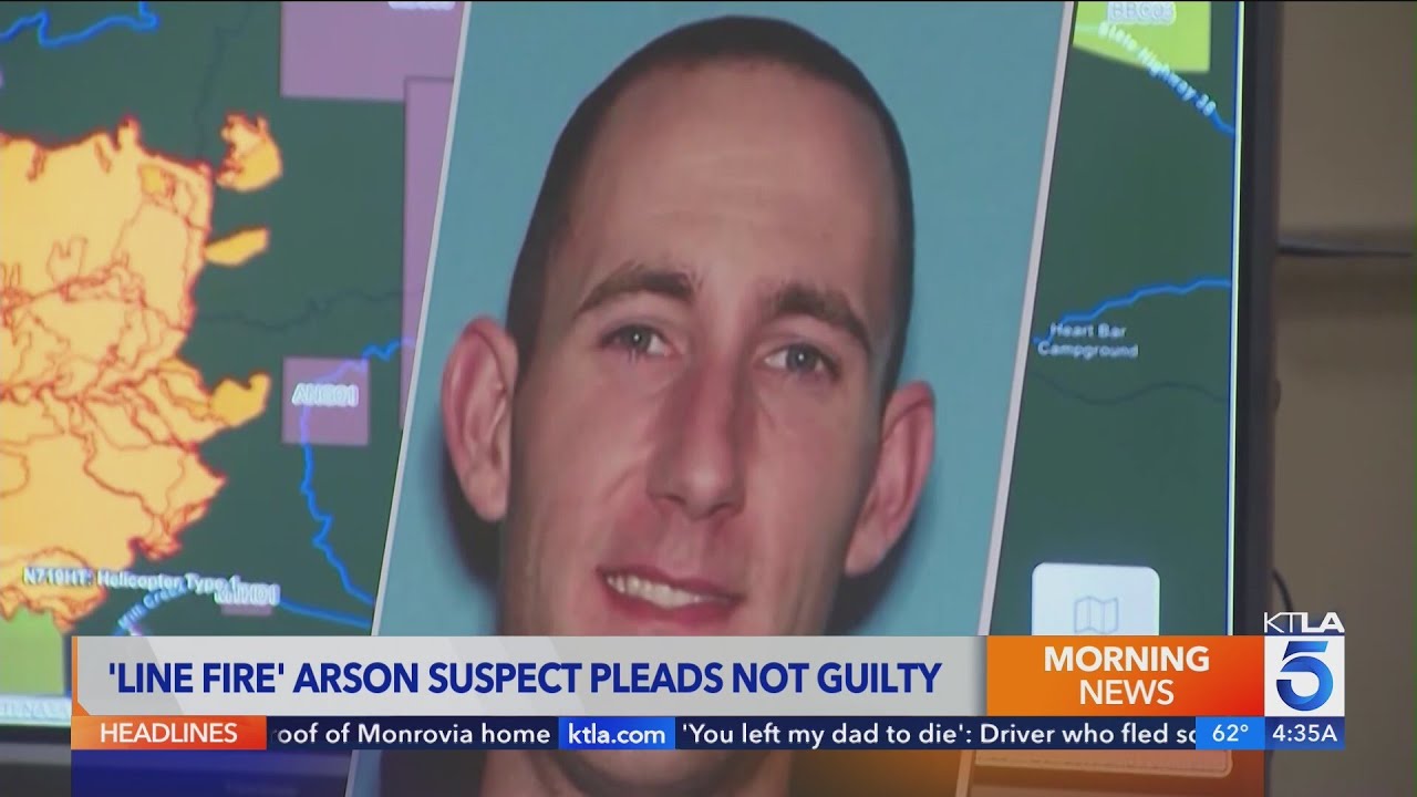 Line Fire arson suspect pleads not guilty - YouTube