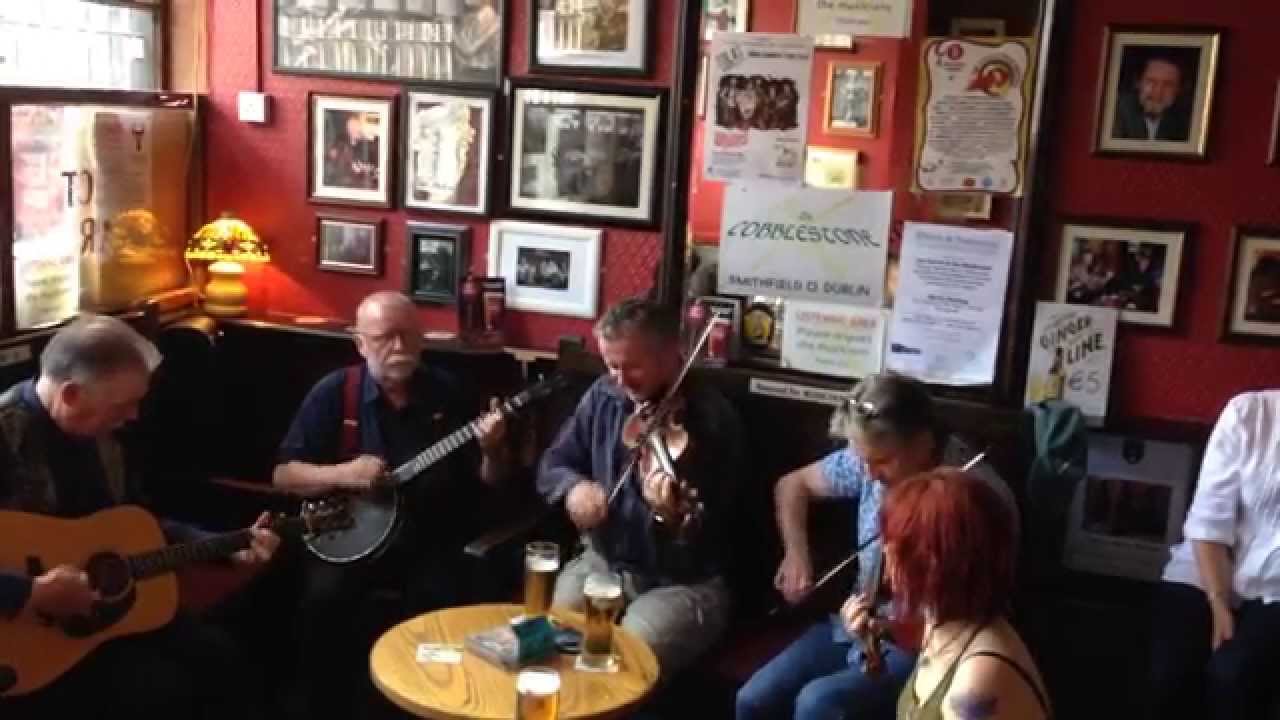 Traditional session at the Cobblestone Smithfield  Dublin  