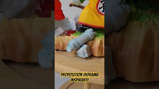 Une proposition de Diorama pour inspirer mes créations en bois #dragonballz #toriyama #gohan