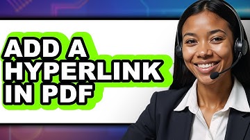 How to Add a Hyperlink in Pdf - Step by Step
