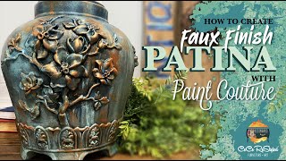 DIY Patina Faux Finish with Paint - Artsy Chicks Rule®