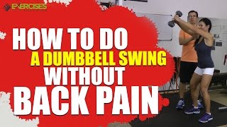 How To Do A Dumbbell Swing Without Back Pain
