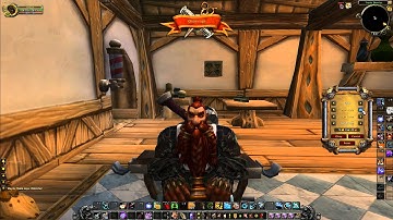 World of Warcraft 6.0.2: New Dwarf Character Model / Midget at the Barber
