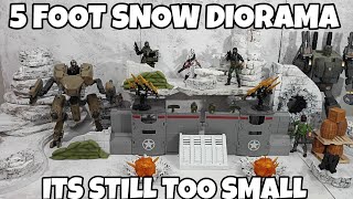 ‼️ TOO SMALL‼️5 FOOT DIORAMA IS NOT BIG ENOUGH FOR A DECENT GIJOE CLASSIFIED DIO