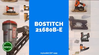 Bostitch Fine Wire Stapler 21680B-E Review and Demonstration