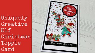 Uniquely Creative Elf Christmas Topple Card