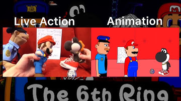 SML Movie: The 6th Ring Live Action & Animation Side by Side!