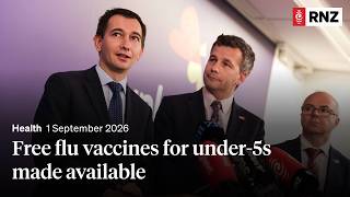 Free flu vaccines now available for under-5s | RNZ
Free flu vaccines for children under five are available as of Tuesday, as the health system struggles with the worst flu outbreak in years | Subscribe: https://www.youtube.com/RNZVideo?sub_confirmation=1
Associate Minister of Health David Seymour was in Auckland with Minister of Health Simeon Brown where they announced the changes to flu vaccine funding criteria.
They said Pharmacs extension of free flu jabs for children between six months and five years of age starts on Tuesday, rather than from 2027 as announced last week.
The ministers said the decision was in response to patients asking for vaccines sooner, with more than 260,000 young children now eligible.
Full story: https://www.rnz.co.nz/news/politics/1208365/free-flu-vaccines-for-under-5s-made-available-from-today Free flu vaccines now available for under-5s | RNZ