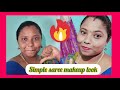 Simple saree makeup look for oily hairsimple products    muthusid theni