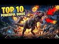 Top 10 Most Powerful Dinosaurs in ARK Mobile PVP 🔥 | Best PVP Creatures