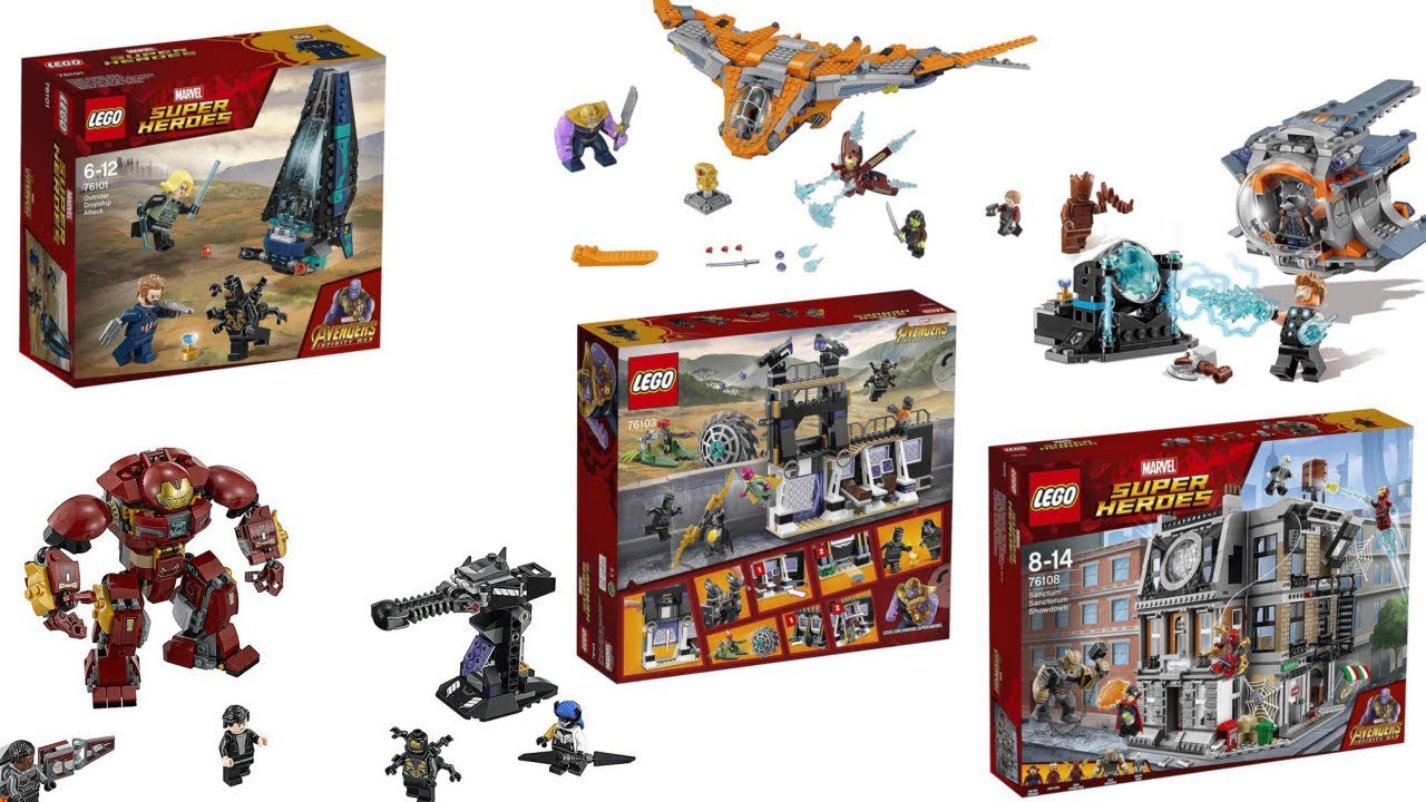LEGO - Avengers Infinity War OFFICIAL set pictures! - YouTube
