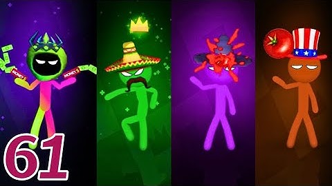 Stickman Party 1234 Player - Gameplay Walkthrough Part 61 - Tournament Mode (iOS, Android)