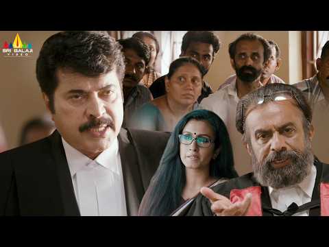 Mammootty’s Powerful Argument in Court | Lawyer Aravind | South Dubbed Movie Scenes | Aparna Nair