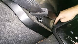 Fiat EVO Punto Rear Seat Removal Back seat How To Fold The Back Seats In A Fiat Punto
