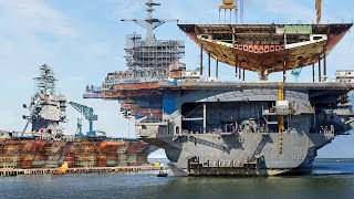 Inside the Crazy Construction of Newest US Navy $13 Billion Aircraft Carrier