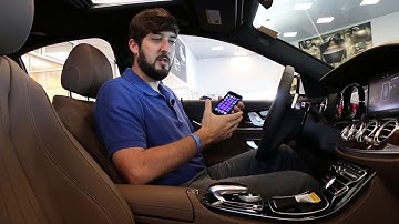 How to connect Bluetooth in the 2017 Mercedes-Benz E-Class Sedan