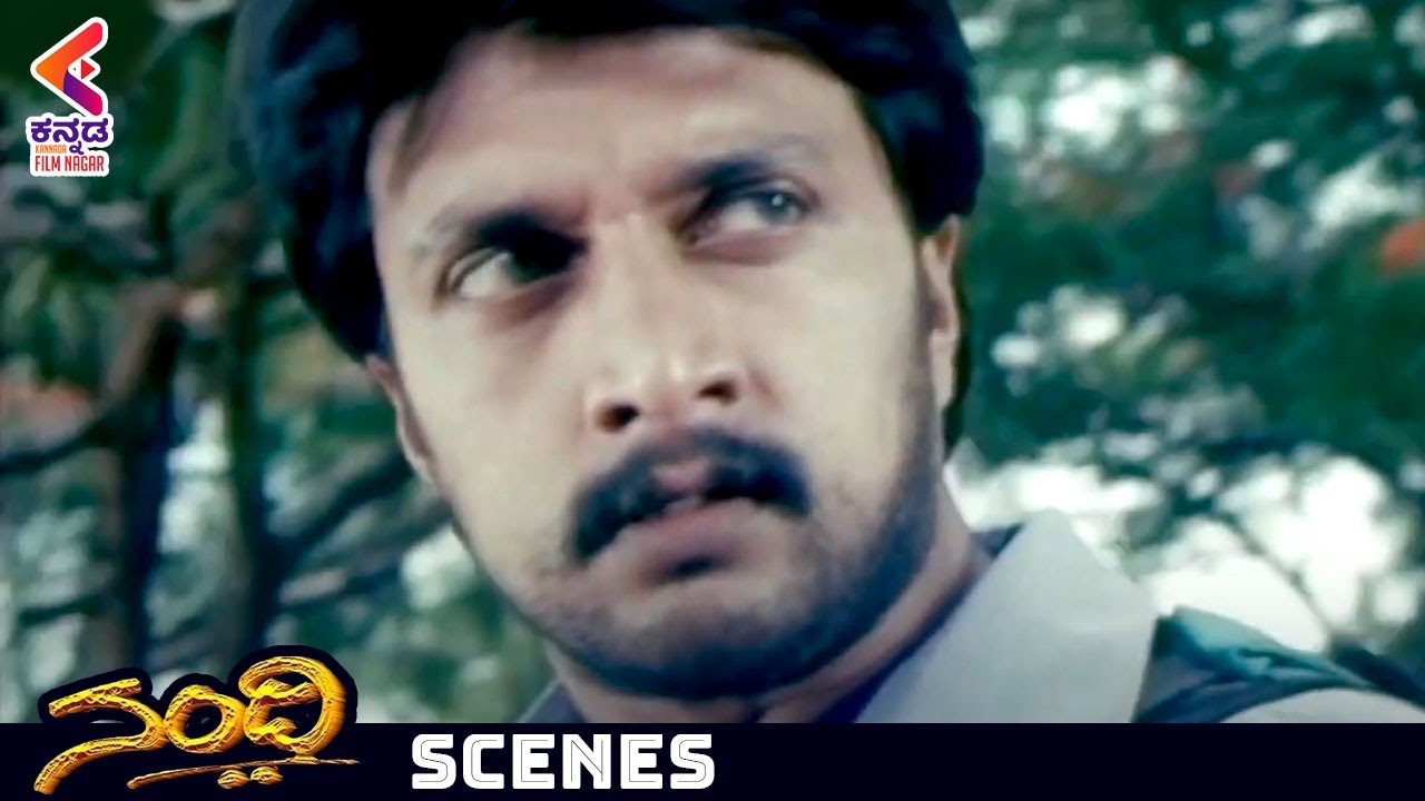 Sudeep Gets Angry Nandi Kannada Movie Sudeep Sindhu Menon