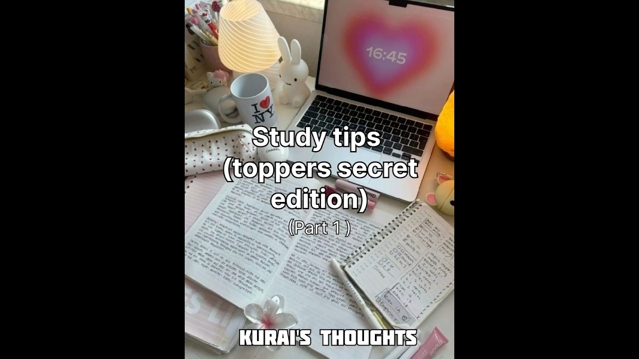 Study tips!✨️ (toppers secret) 