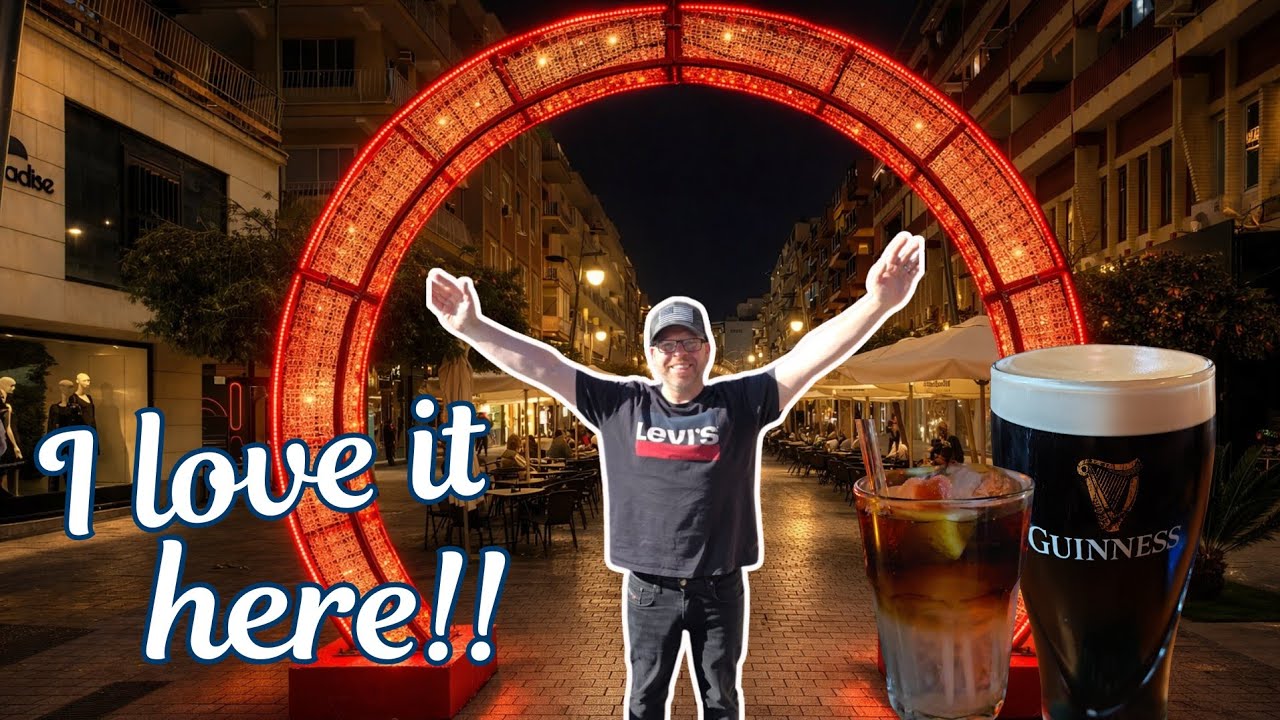 Ночь в старом городе Бенидорма: напитки | Коктейли Nova | O'Maras | Отель Queens | Amazing Jacket...