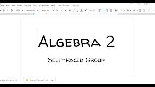 Alg2 Sem 2 Unit 4 Lesson 2 Graphing Radical Functions - Transformations of Square Root Functions