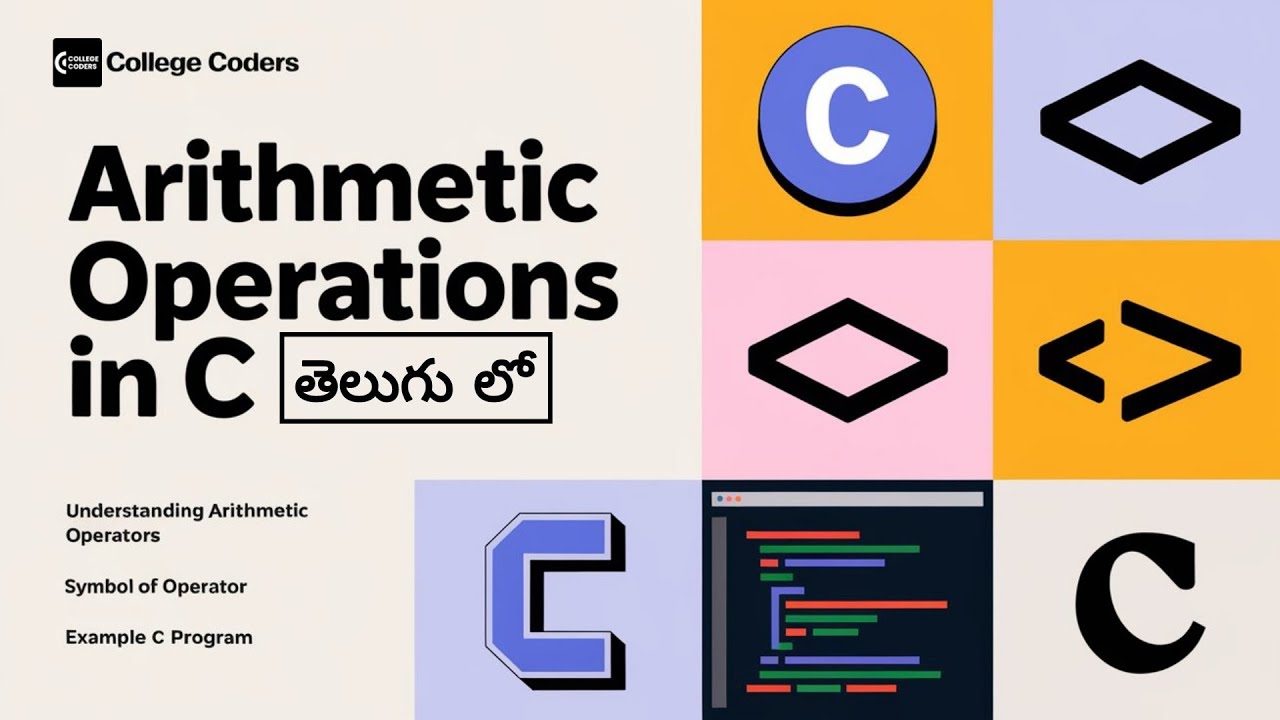 Arithmetic Operations in C | Video 5 | C Programming Tutorial for ...