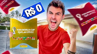 Completei O Álbum Da Copa DOURADO Com 0 REAIS!!