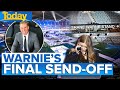 Shane Warne Memorial: What brought thousands to farewell star at MCG | Today Show Australia