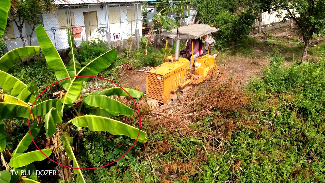 Best!! Starting New Project LANDFILL & CLEARING FOREST By KOMATSU D31P DOZER Pushing SOIL, Truckload
