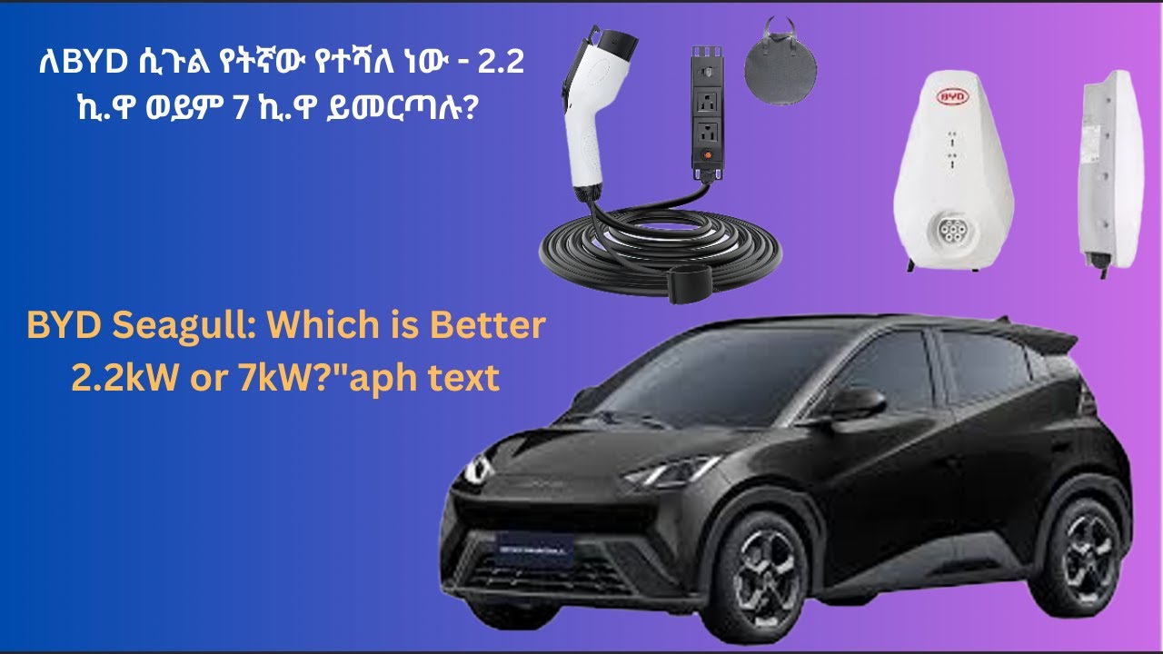 ለBYD ሲጉል የትኛው የተሻለ ነው - 2.2 ኪ።ዋ ወይም 7 ኪ.ዋ ይመርጣሉ? 