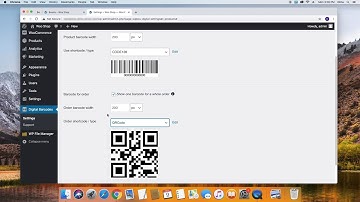 WooCommerce - Creating Barcodes for Products, Orders, Emails and embedding in any WP pages.
