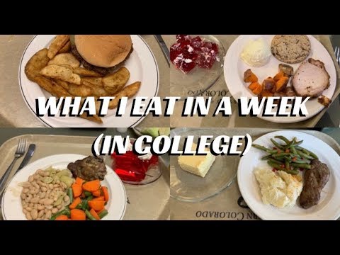 What I Eat In A Week In College - University of Northern Colorado | Mattie Watson