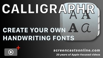 CREATE a custom FONT based on your OWN HANDWRITING with CALLIGRAPHR!