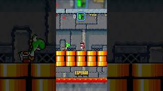 ¿Qué pasa si metemos a Yoshi en castillos en super mario world? #mario #nintendo