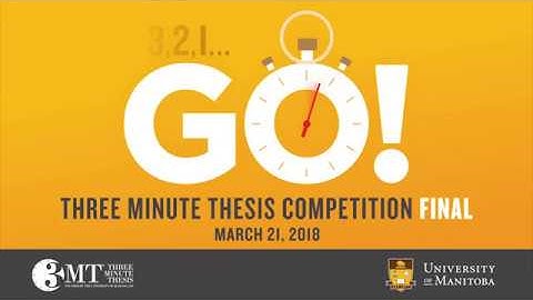 Nivedita Seshadri, 3MT final, March 21, 2018