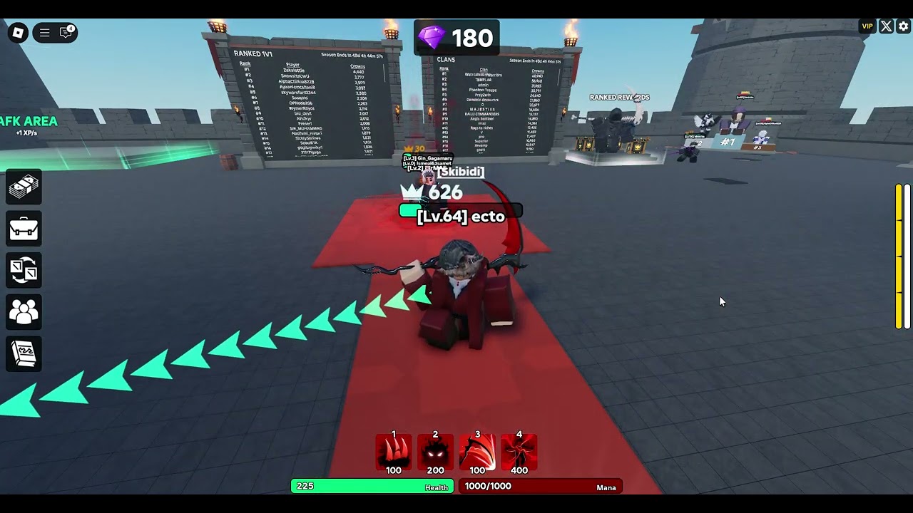 1 PRO AGAINST RANDOM LOBBYS // Roblox rampant reborn pvp