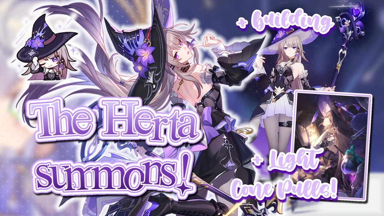 . ✦ ⁺ Pulling and Building The Herta and her Light Cone! 🤍 ⋆.˚✦ ୨ৎ