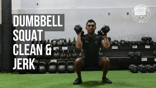 Dumbbell Squat Clean & Jerk
